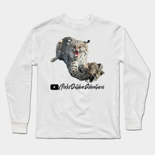 Bobcat caught in trap Long Sleeve T-Shirt